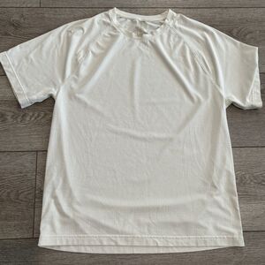 Outdoor Voices Think Fast Mesh T-Shirt Men’s Size Large White Outdoors Hiking